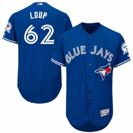 Buy Mens Majestic Toronto Blue Jays #62 Aaron Loup Royal Blue Alternate Flex Base Authentic Collection MLB Jersey Online Mens Majestic Toronto Blue Jays #62 Aaron Loup Royal Blue Alternate Flex Base Authentic Collection MLB Jersey For Sale