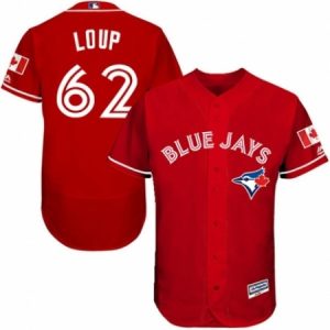 Buy Mens Majestic Toronto Blue Jays #62 Aaron Loup Scarlet Alternate Flex Base Authentic Collection Alternate MLB Jersey Online Mens Majestic Toronto Blue Jays #62 Aaron Loup Scarlet Alternate Flex Base Authentic Collection Alternate MLB Jersey For Sale
