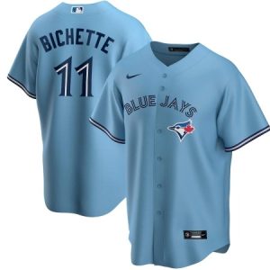 Buy Mens Toronto Blue Jays #11 Bo Bichette Nike Powder Blue Alternate 2020 Replica Player Jersey Online Mens Toronto Blue Jays #11 Bo Bichette Nike Powder Blue Alternate 2020 Replica Player Jersey For Sale