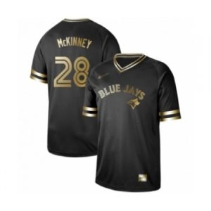 Buy Mens Toronto Blue Jays #28 Billy McKinney Authentic Black Gold Fashion Baseball Jersey Online Mens Toronto Blue Jays #28 Billy McKinney Authentic Black Gold Fashion Baseball Jersey For Sale
