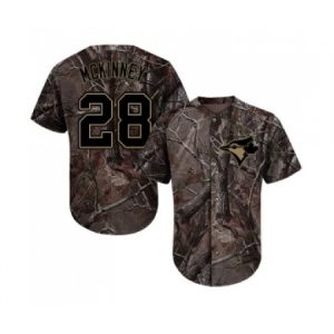 Mens Toronto Blue Jays #28 Billy McKinney Authentic Camo Realtree Collection Flex Base Baseball Jersey  For Sale