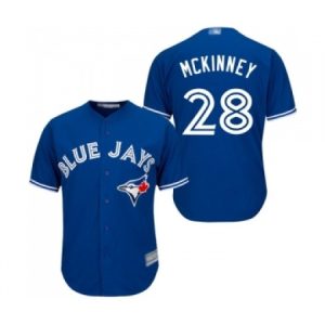 Mens Toronto Blue Jays #28 Billy McKinney Replica Blue Alternate Baseball Jersey  For Sale