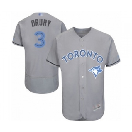 Buy Mens Toronto Blue Jays #3 Brandon Drury Grey Road Flex Base Authentic Collection Baseball Player Jersey Online Mens Toronto Blue Jays #3 Brandon Drury Grey Road Flex Base Authentic Collection Baseball Player Jersey For Sale