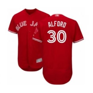 Mens Toronto Blue Jays #30 Anthony Alford Scarlet Alternate Flex Base Authentic Collection Alternate Baseball Player Jersey  For Sale