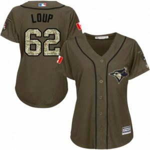 Buy Women’s Majestic Toronto Blue Jays #62 Aaron Loup Authentic Green Salute to Service MLB Jersey Online Women’s Majestic Toronto Blue Jays #62 Aaron Loup Authentic Green Salute to Service MLB Jersey For Sale