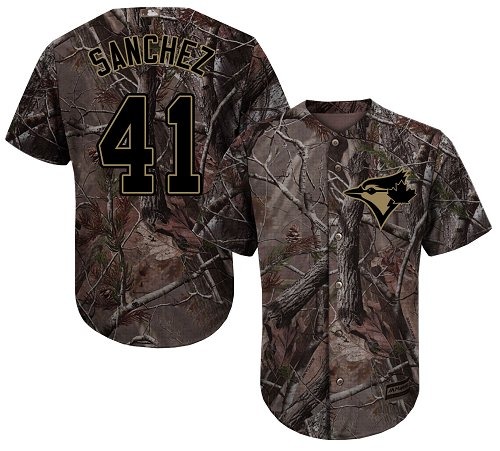 Buy Youth Majestic Toronto Blue Jays #41 Aaron Sanchez Authentic Camo Realtree Collection Flex Base MLB Jersey Online Youth Majestic Toronto Blue Jays #41 Aaron Sanchez Authentic Camo Realtree Collection Flex Base MLB Jersey For Sale