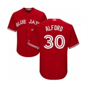 Youth Toronto Blue Jays #30 Anthony Alford Authentic Scarlet Alternate Baseball Player Jersey  For Sale