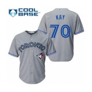 Youth Toronto Blue Jays #70 Anthony Kay Authentic Grey Road Baseball Player Jersey  For Sale