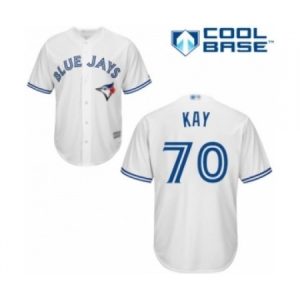 Youth Toronto Blue Jays #70 Anthony Kay Authentic White Home Baseball Player Jersey  For Sale